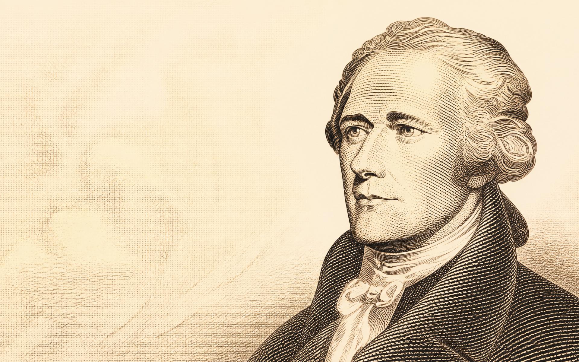 Engraving of Alexander Hamilton